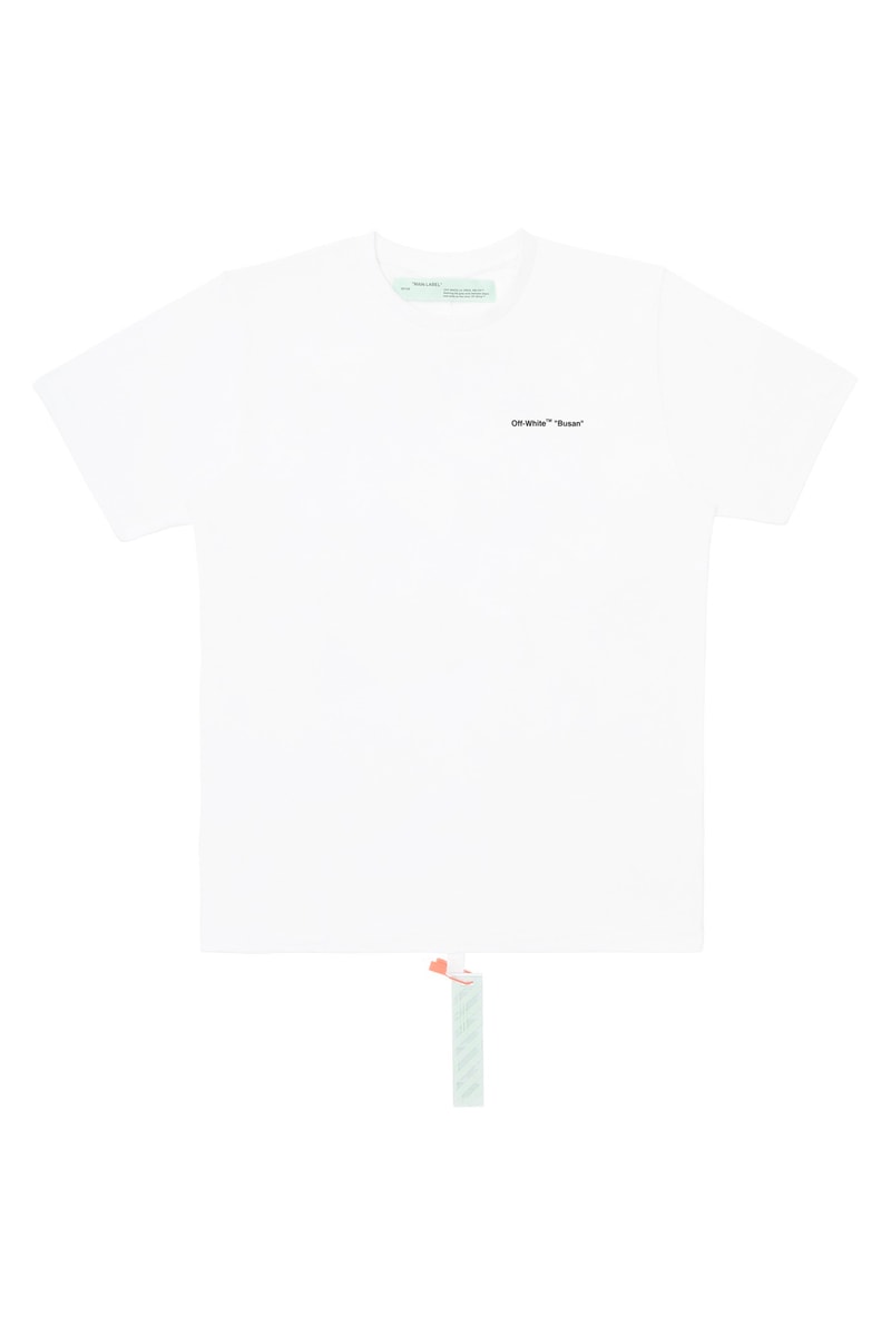 Off White City Series Seoul & Busan Capsule Release Info hooded sweatshirt hoodie pullover tees t shirts shirt south korea republic of drop date price stockist where to buy virgil abloh
