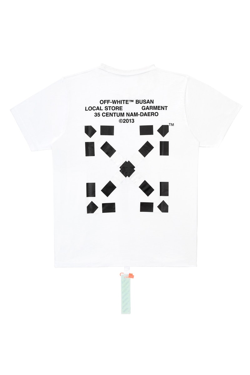 Off White City Series Seoul & Busan Capsule Release Info hooded sweatshirt hoodie pullover tees t shirts shirt south korea republic of drop date price stockist where to buy virgil abloh
