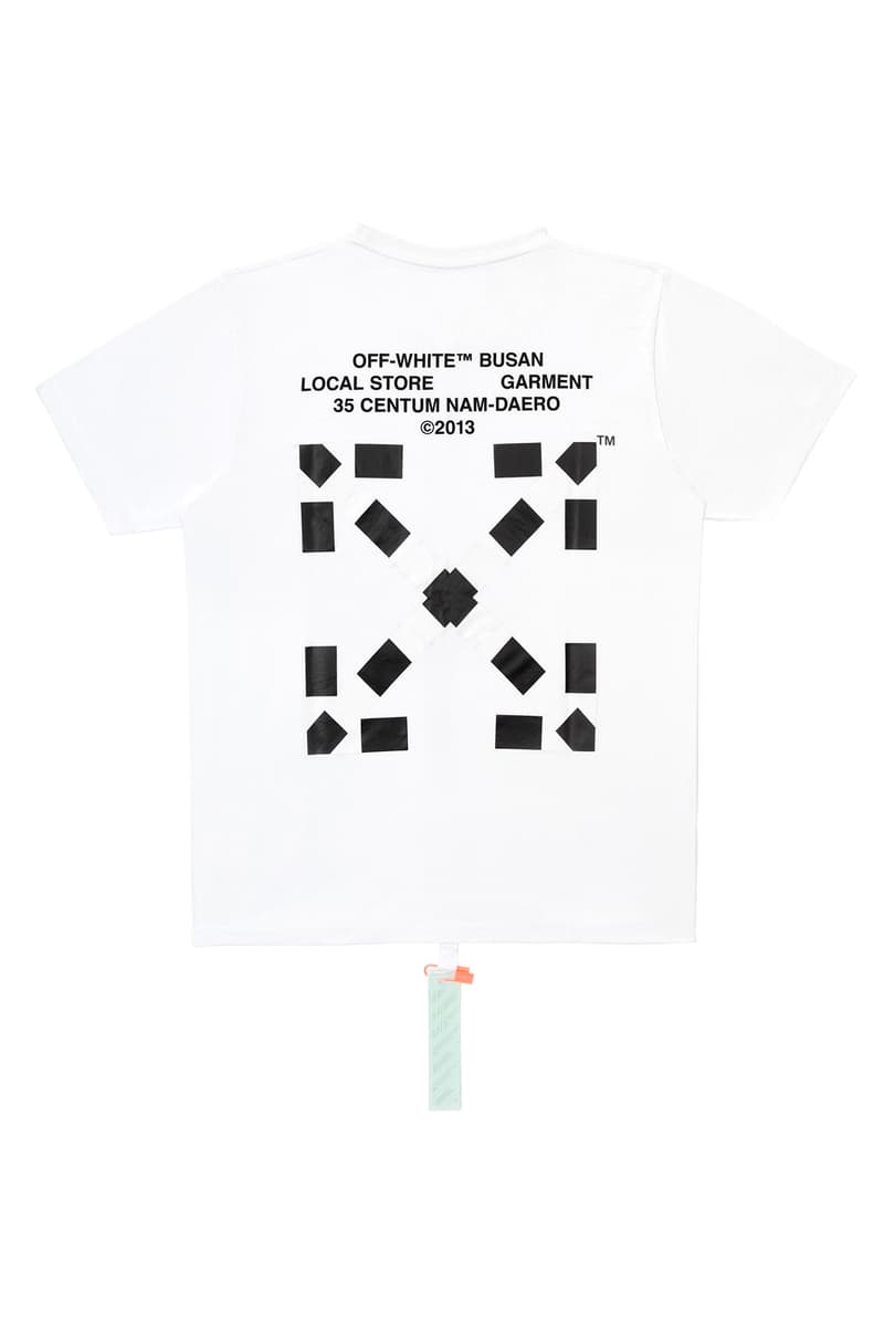 Off White City Series Seoul & Busan Capsule Release Info hooded sweatshirt hoodie pullover tees t shirts shirt south korea republic of drop date price stockist where to buy virgil abloh