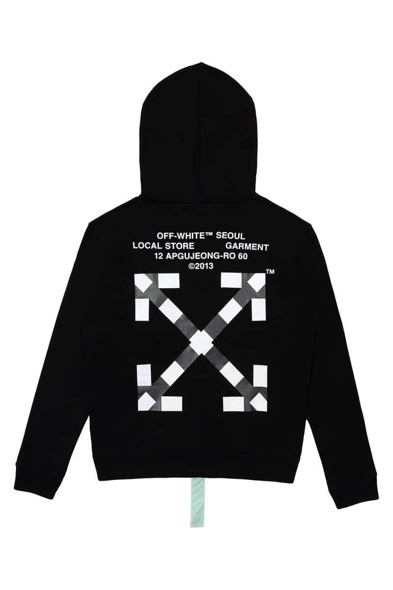 Off White City Series Seoul & Busan Capsule Release Info hooded sweatshirt hoodie pullover tees t shirts shirt south korea republic of drop date price stockist where to buy virgil abloh