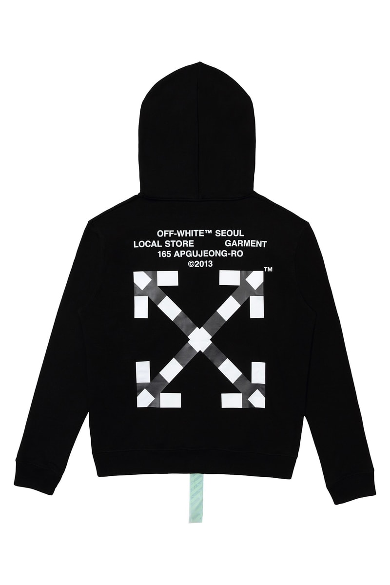 Off White City Series Seoul & Busan Capsule Release Info hooded sweatshirt hoodie pullover tees t shirts shirt south korea republic of drop date price stockist where to buy virgil abloh