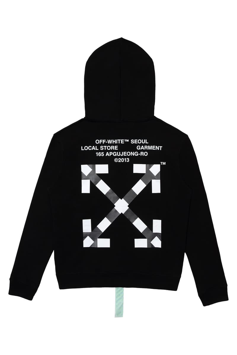 Off White City Series Seoul & Busan Capsule Release Info hooded sweatshirt hoodie pullover tees t shirts shirt south korea republic of drop date price stockist where to buy virgil abloh