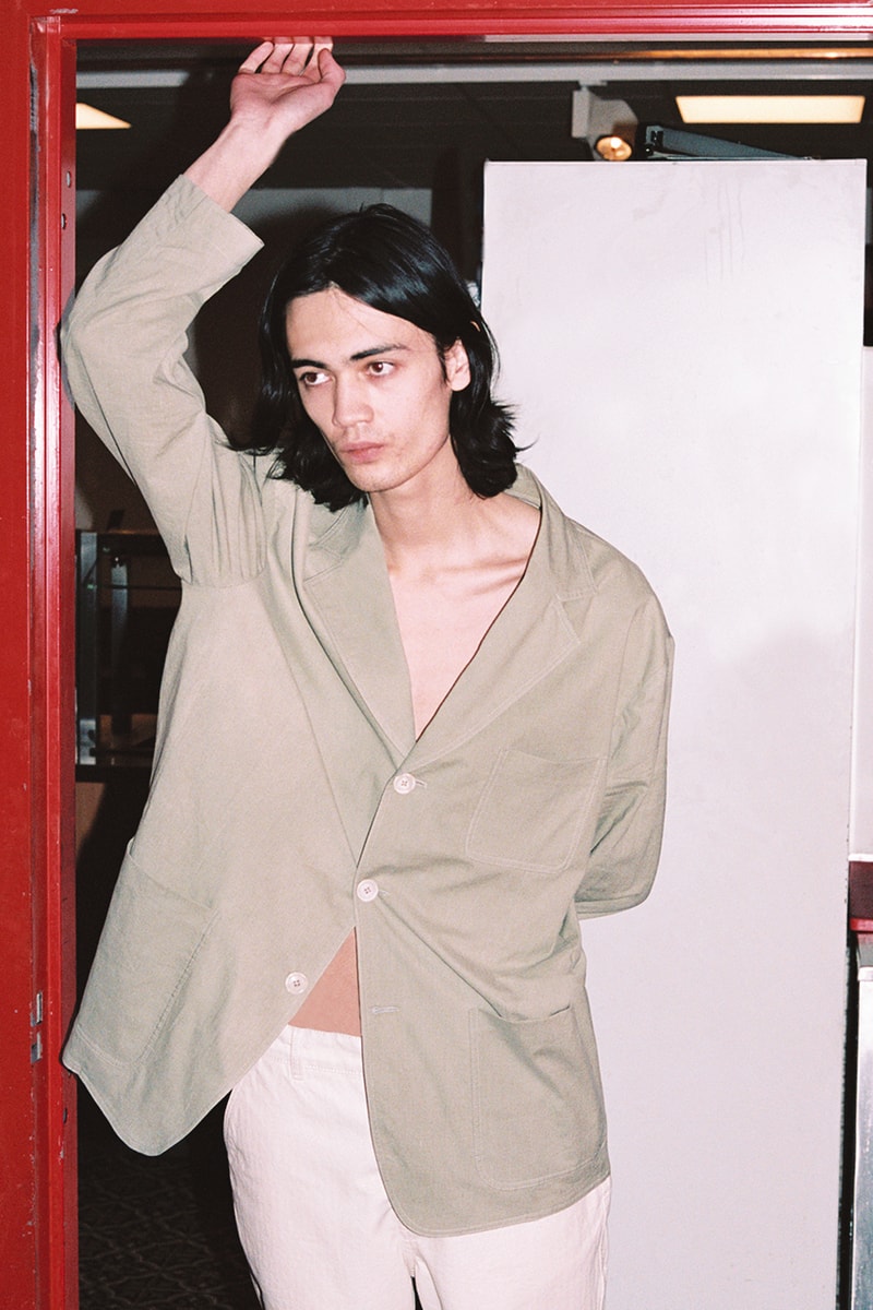 Our Legacy Pre-Fall 2019 Lookbook Release Details First Look Christopher Nying Menswear Womenswear Sweatshirt Workwear Jacket Carpenter Pants Trousers T-Shirt Graphic Sweatshirt Cardigan Buy Cop Purchase web store