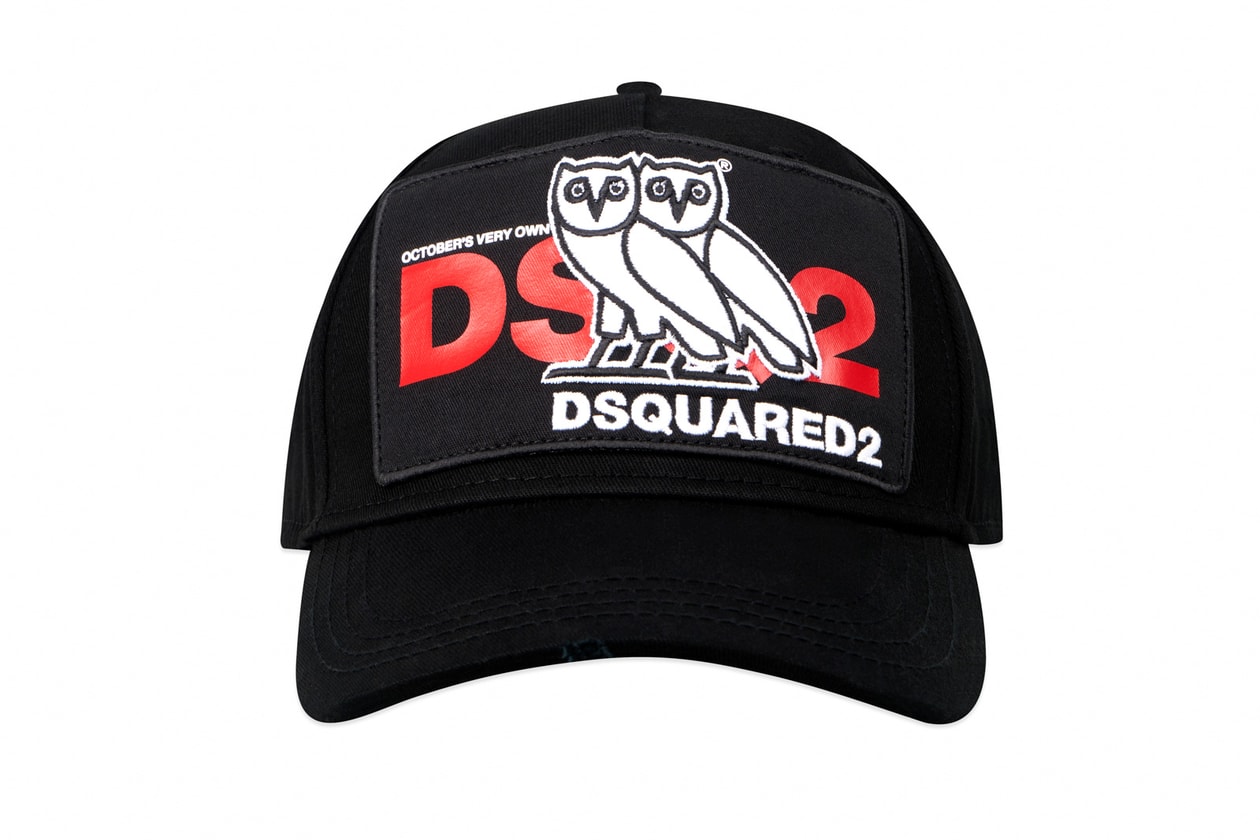 OVO x Dsquared2 SS19 Collaboration spring summer October's very own drake canada owl logo