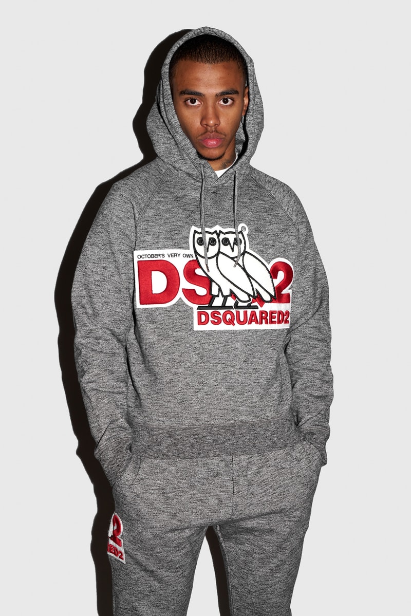 OVO x Dsquared2 SS19 Collaboration spring summer October's very own drake canada owl logo