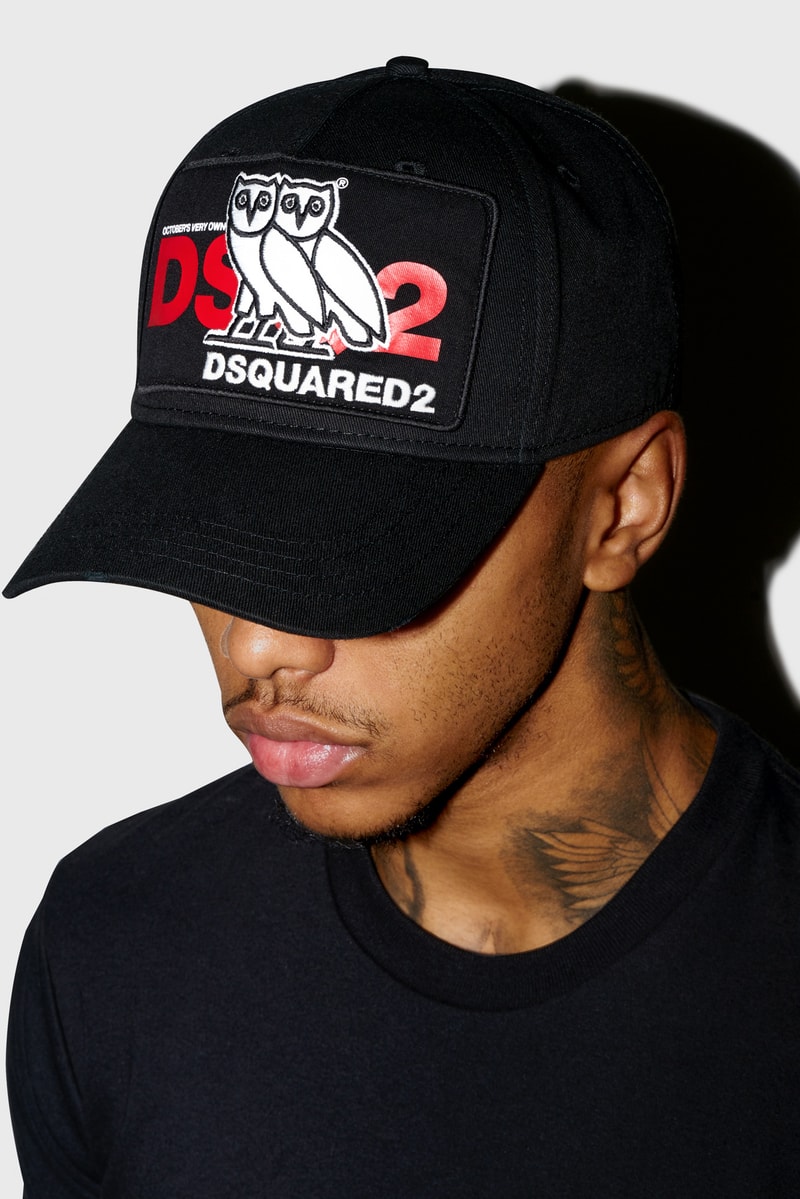 OVO x Dsquared2 SS19 Collaboration spring summer October's very own drake canada owl logo