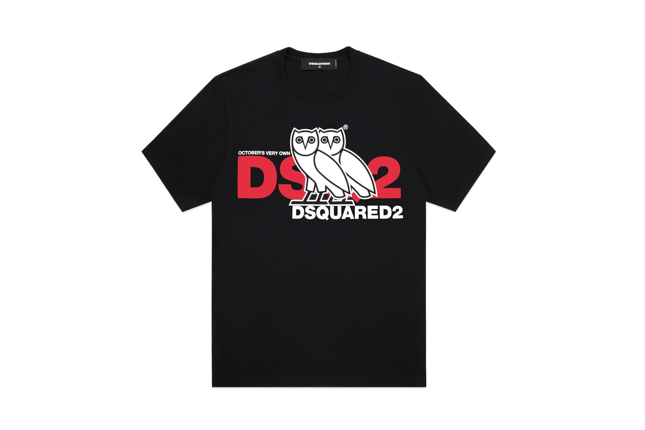 OVO x Dsquared2 SS19 Collaboration spring summer October's very own drake canada owl logo