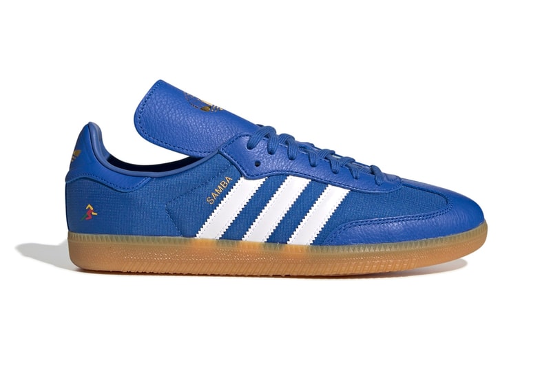 Oyster Holdings x adidas Originals OG Samba Capsule "World Traveller's Cup." Red/White Down EQT Yellow/FTWR White Blue/FTWR White