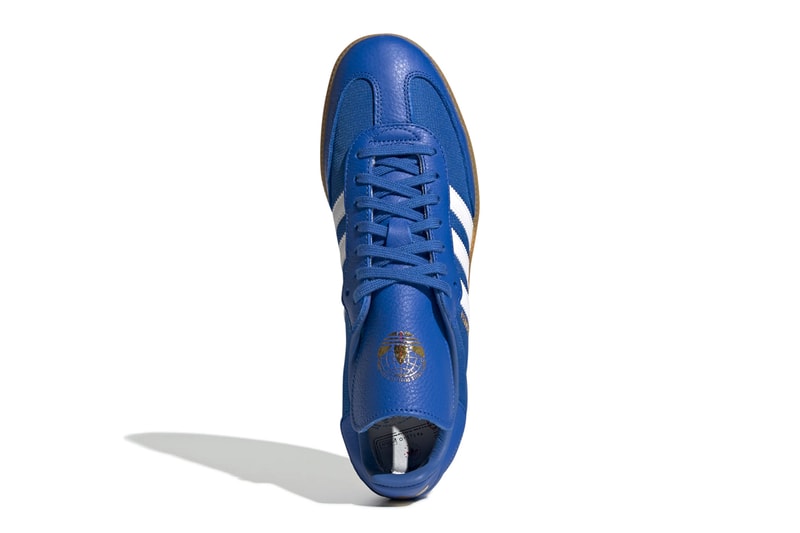 Oyster Holdings x adidas Originals OG Samba Capsule "World Traveller's Cup." Red/White Down EQT Yellow/FTWR White Blue/FTWR White