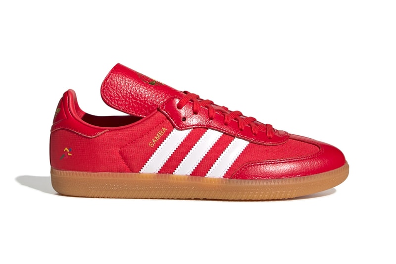Oyster Holdings x adidas Originals OG Samba Capsule "World Traveller's Cup." Red/White Down EQT Yellow/FTWR White Blue/FTWR White