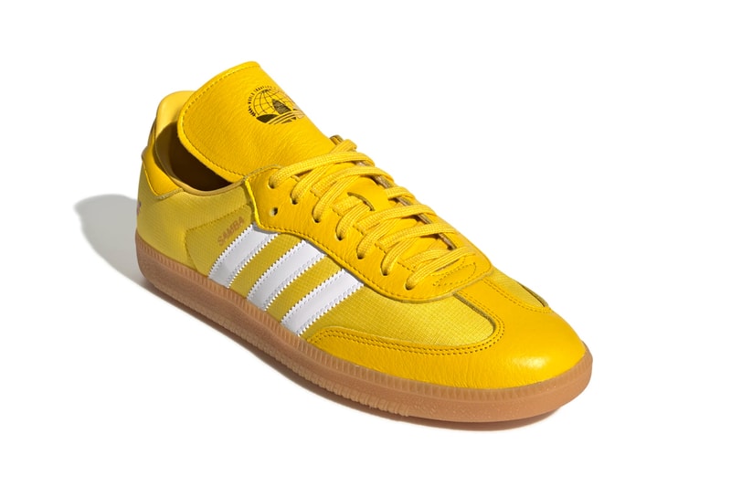 Oyster Holdings x adidas Originals OG Samba Capsule "World Traveller's Cup." Red/White Down EQT Yellow/FTWR White Blue/FTWR White