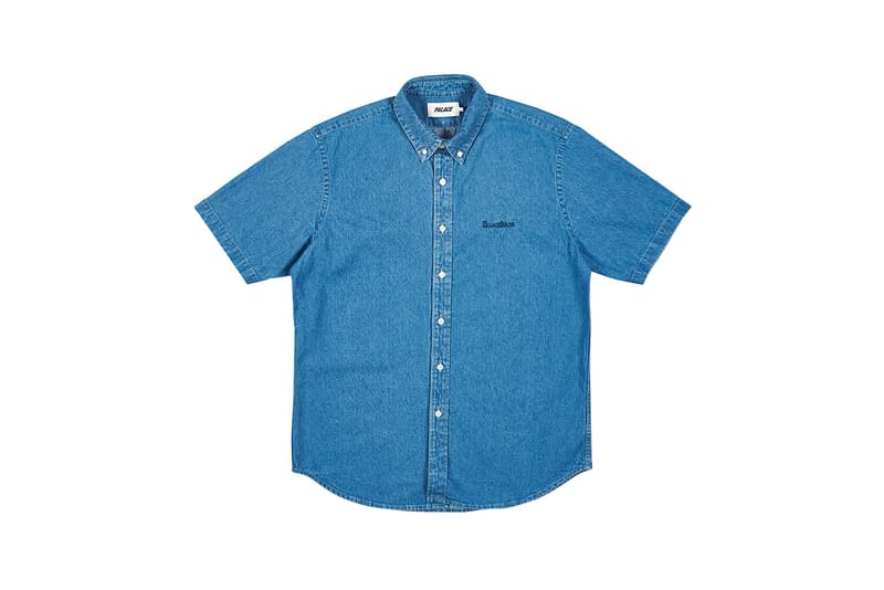 Palace Summer 2019 Week 5 Drop List every piece releasing buy cop purchase foil jacket irie t-shirt striped argyle knit polo denim stone washed shirt cap hat bag tee very powerful slick