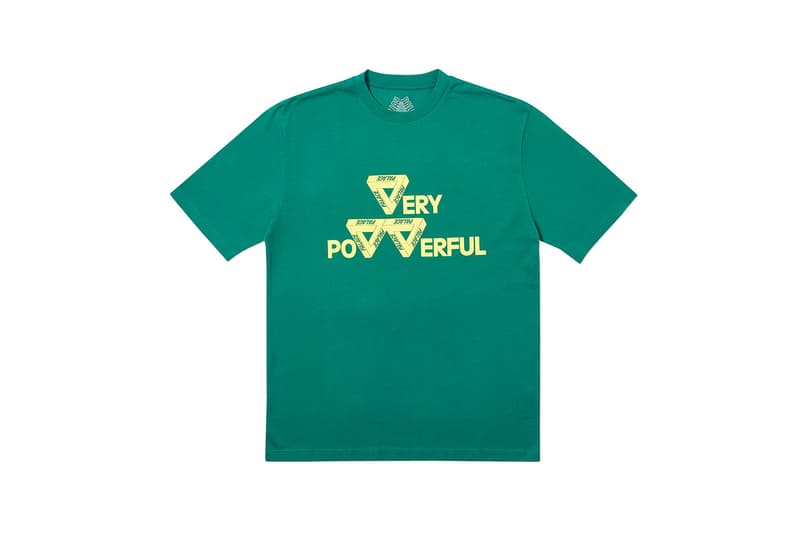 Palace Summer 2019 Week 5 Drop List every piece releasing buy cop purchase foil jacket irie t-shirt striped argyle knit polo denim stone washed shirt cap hat bag tee very powerful slick