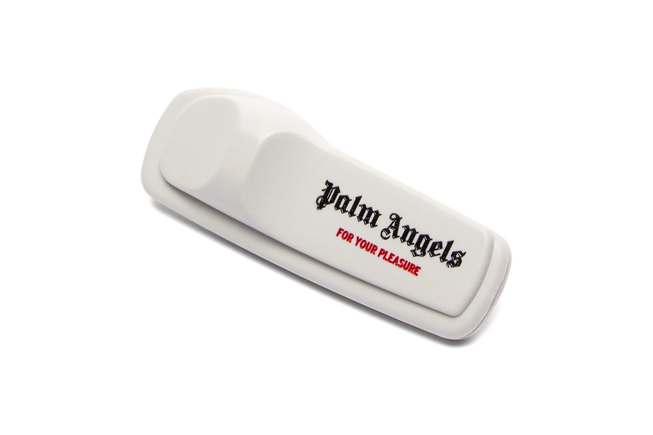 Palm Angels Anti-Theft Pin Release Info drop price date info matchesfashion.com AW19 runway show F/W19 clothing security tag "For Your Pleasure" accessory 