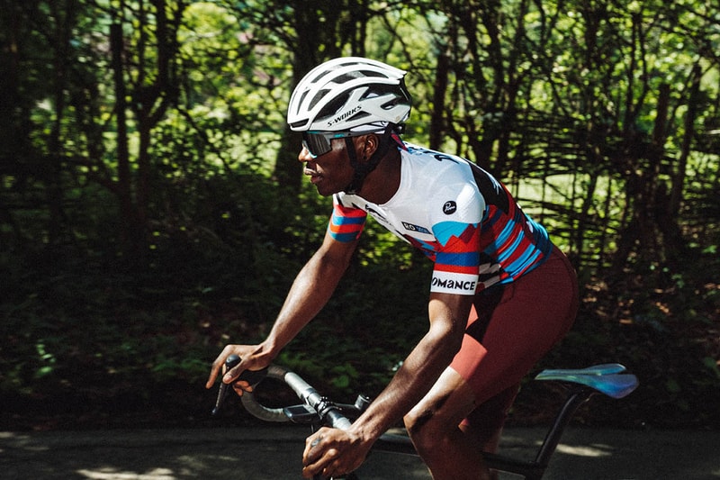 Parra x Romance Cycling Kit Collection Drop Spring Summer 2019 SS19 Dust Newsprint EROC Bibshorts Red Grey Sports Jerseys Technical