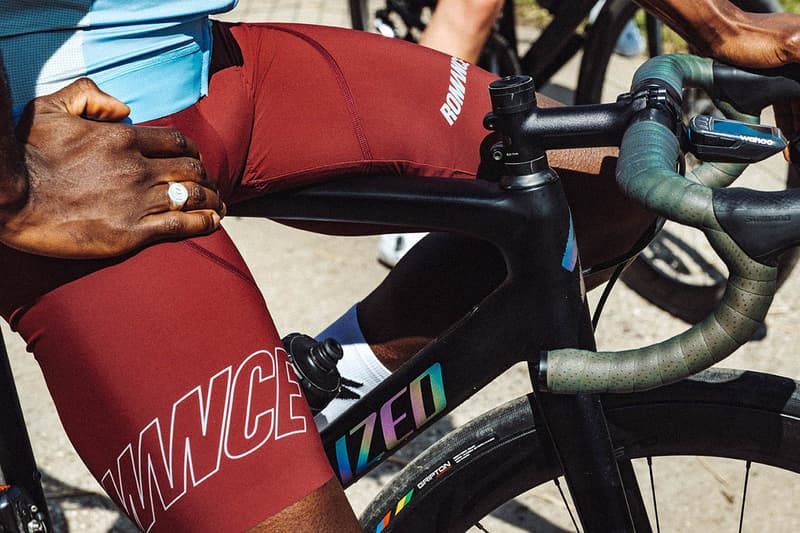 Parra x Romance Cycling Kit Collection Drop Spring Summer 2019 SS19 Dust Newsprint EROC Bibshorts Red Grey Sports Jerseys Technical