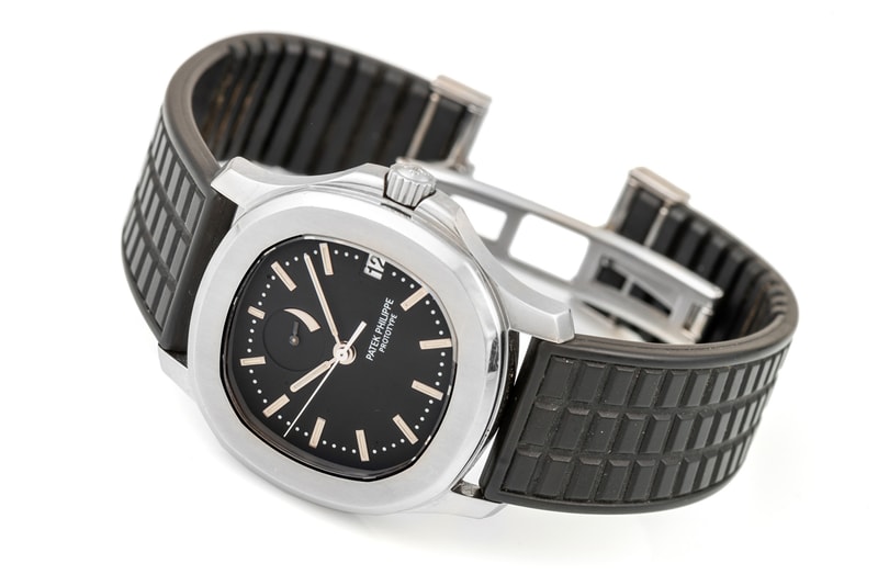 Patek Philippe Aquanaut Prototype 5060 Auction Sale Price antiquorum swiss watchmaking 