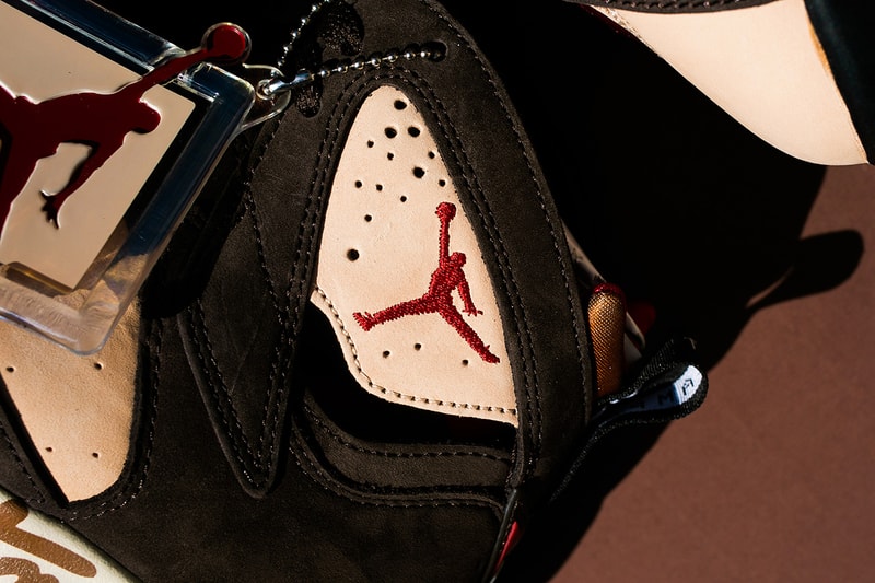 Patta x Air Jordan 7 Collab Closer Look Air Nike First Cop Purchase Buy Sneakers Trainers Kicks Footwear 