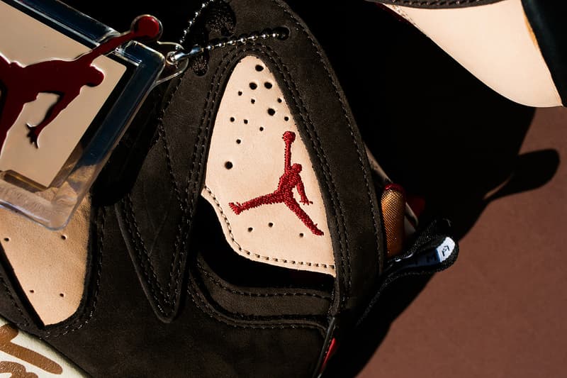 Patta x Air Jordan 7 Collab Closer Look Air Nike First Cop Purchase Buy Sneakers Trainers Kicks Footwear