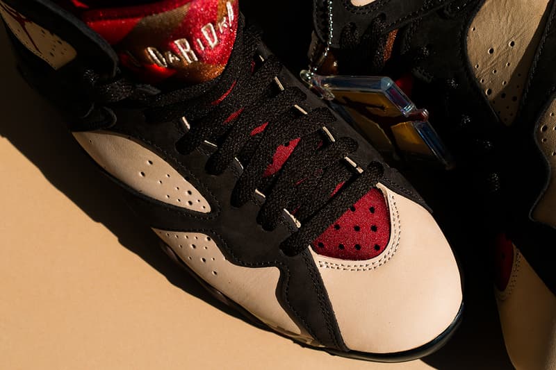 Patta x Air Jordan 7 Collab Closer Look Air Nike First Cop Purchase Buy Sneakers Trainers Kicks Footwear
