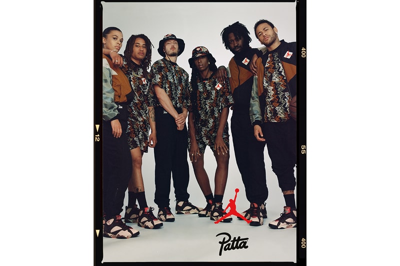 Patta Jordan Brand 7 XII Apparel Sneakers Footwear Collection Collaboration Release Details Drop Date buy cop purchase neymar jr psg brazil cosima