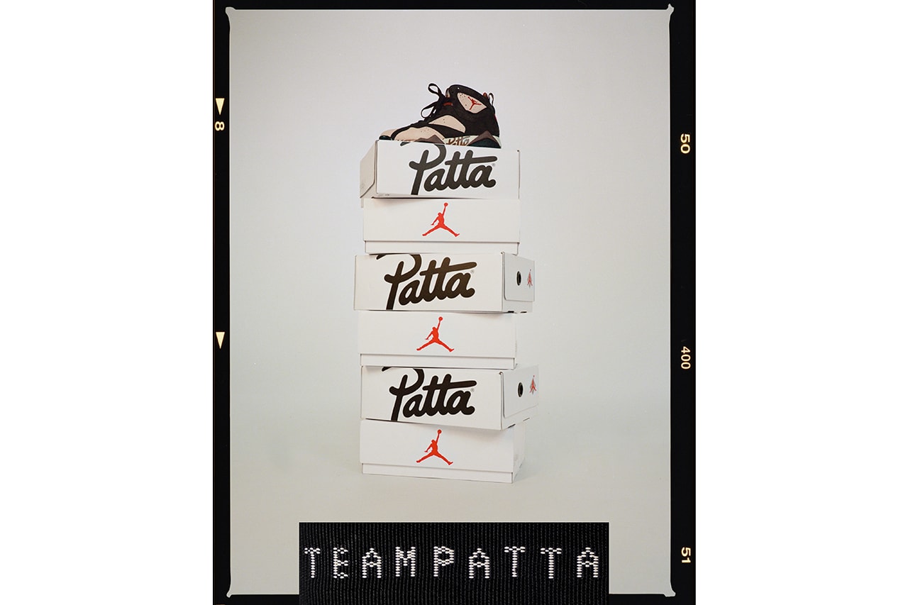 Patta Jordan Brand 7 XII Apparel Sneakers Footwear Collection Collaboration Release Details Drop Date buy cop purchase neymar jr psg brazil cosima