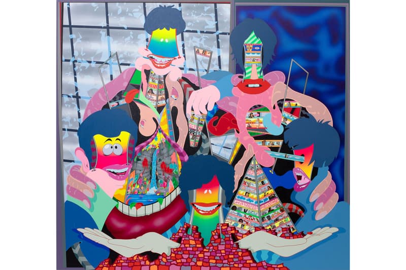 peter saul erik parker nanzuka exhibition artworks paintings collaborations tokyo japan