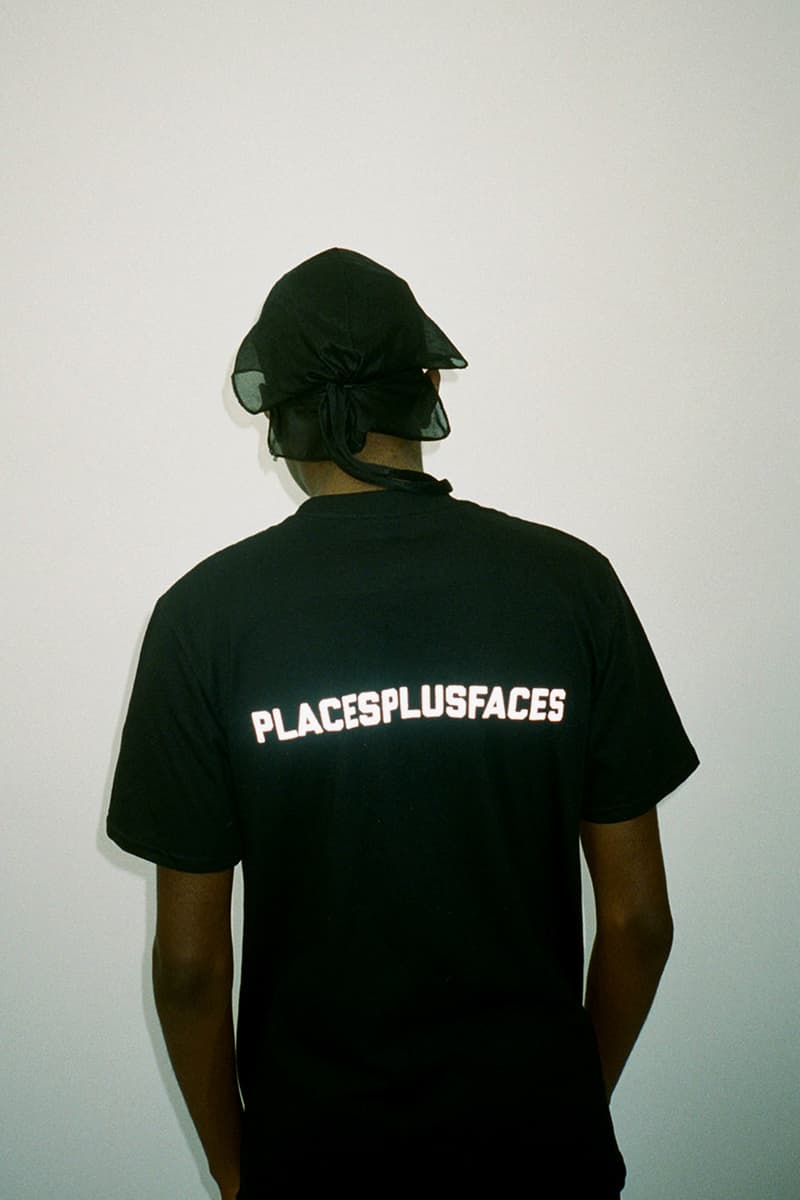 Places + Faces Reflective Spring Summer 2019 SS19 Lookbook Drop Release Capsule Collection Bags Pouches Text Nylon Tracksuit T-Shirt Hoodies Crop Tops
