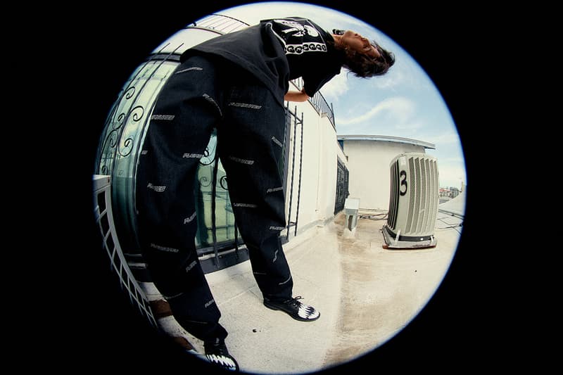 PLEASURES Summer 2019 Collection Alex James Vibrant Panic Los Angeles streetwear fish-eye lens lookbook