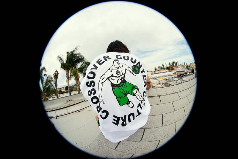 PLEASURES Summer 2019 Collection Alex James Vibrant Panic Los Angeles streetwear fish-eye lens lookbook