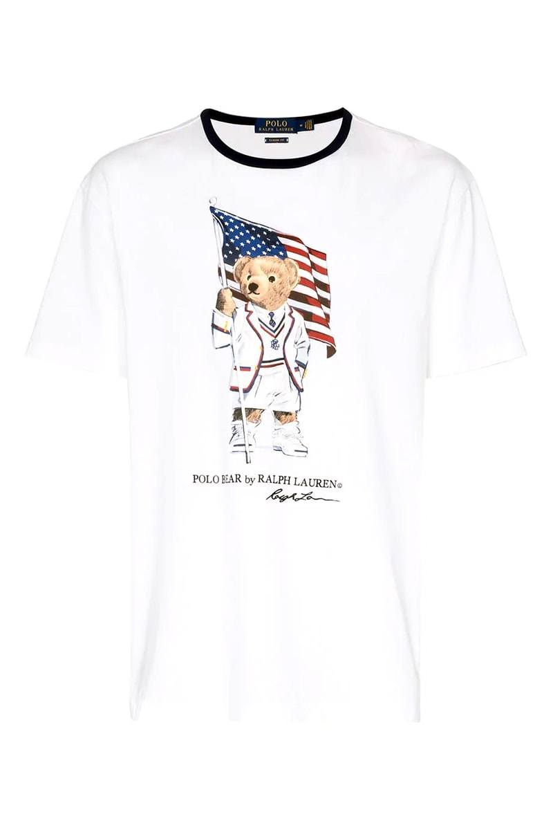 Polo Ralph Lauren White Bear Flag Hoodie & T-shirt Polo bear American flag collegiate heritage