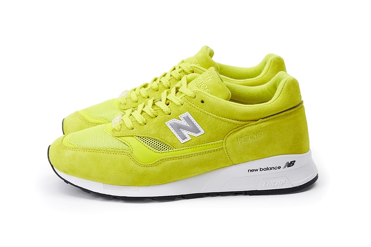 Pop Trading Company Wraps New Balance's 1500 in "Electric Yellow" & "Pearl White" Leathers