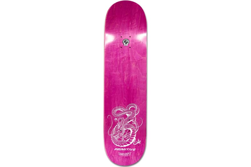 Primitive Skateboarding x Dragon Ball Z Collaboration 4 Final Collection goku coach coaches jackt tee t shirt skateboard deck