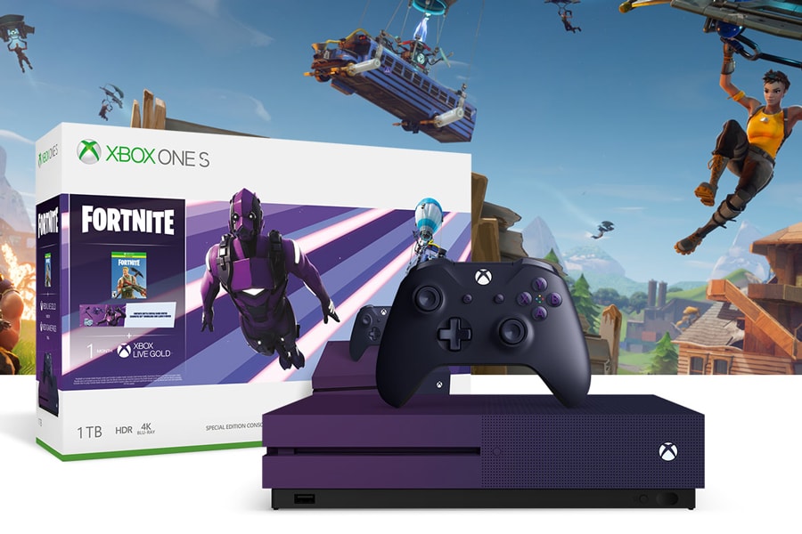 Xbox One S Fortnite Limited Edition Features Very Purple 1TB Console