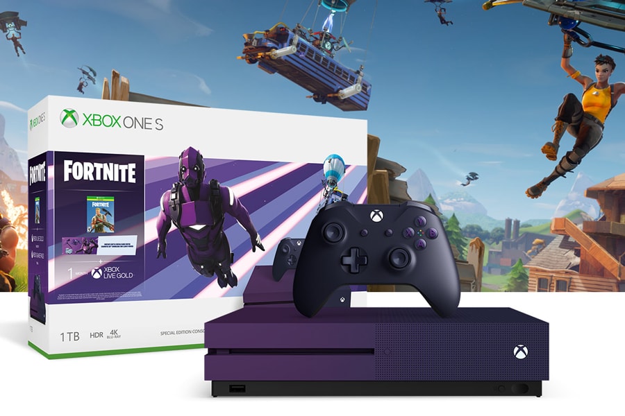 A Purple 'Fortnite' Themed Xbox One S Has Leaked