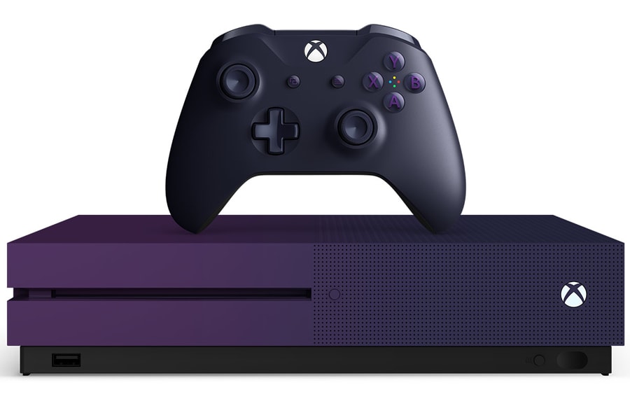 Purple Xbox One S Fortnite Edition Themed Leaked Microsoft Epic Games