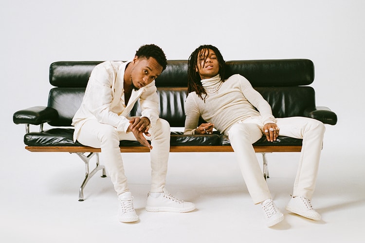 Rae Sremmurd Front New Giuseppe Zanotti Blabber Sneaker Campaign