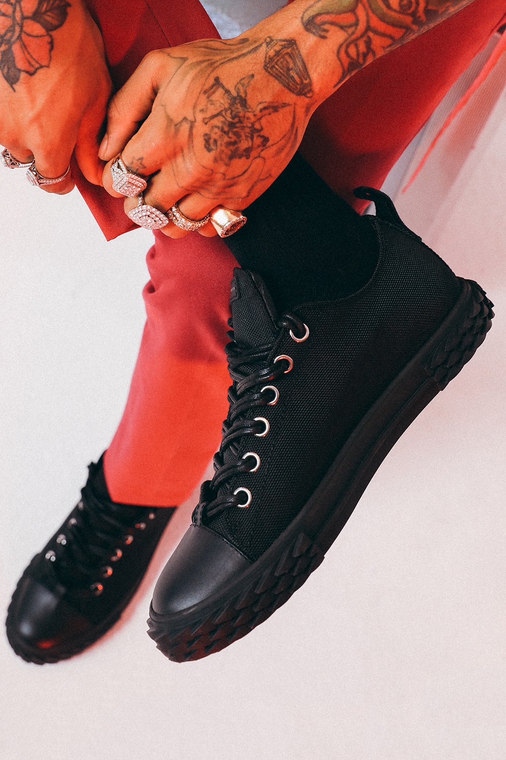 Rae Sremmurd Front Giuseppe Zanotti Blabber Sneaker Campaign Swae Lee Slim Jxmmy