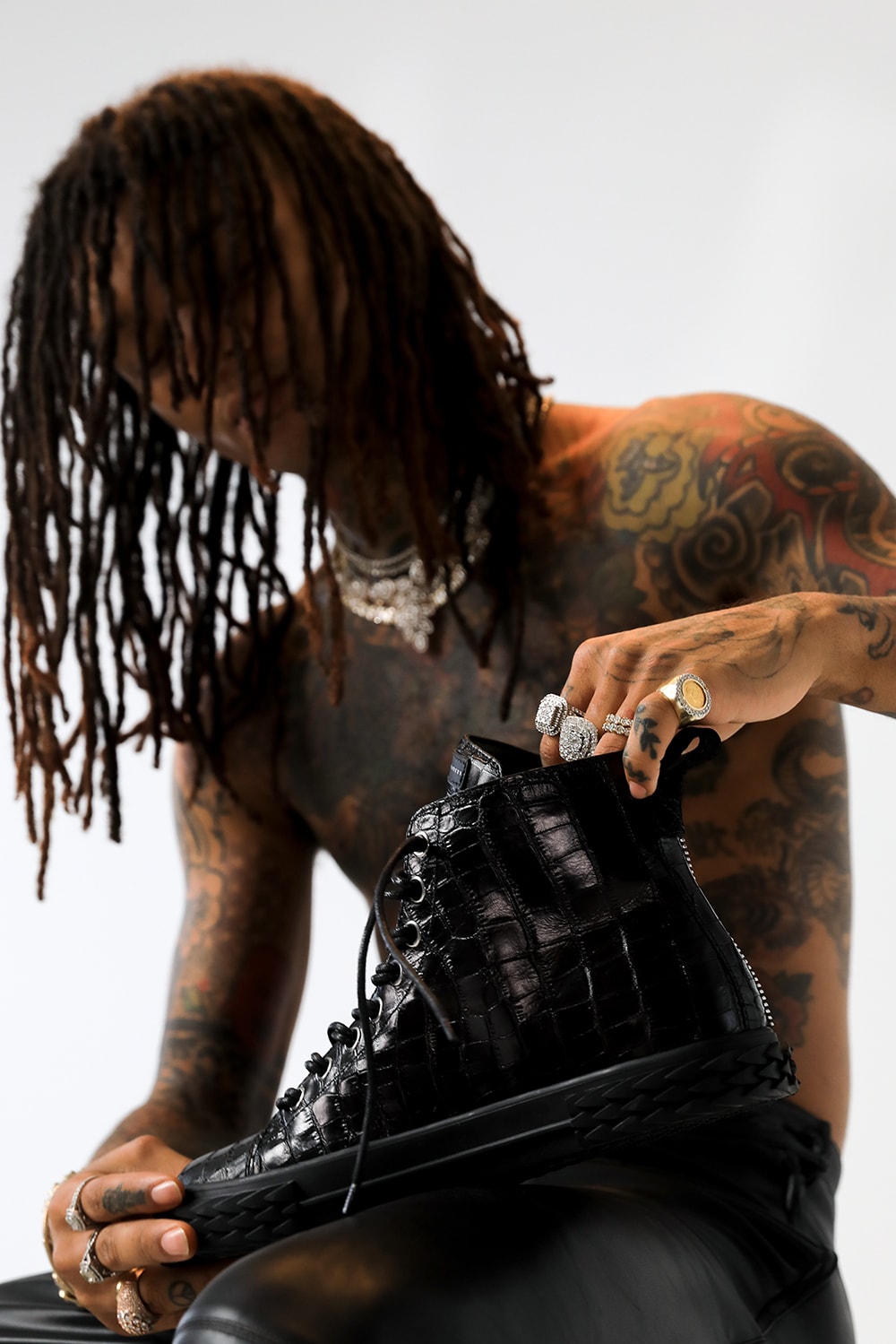 Rae Sremmurd Front Giuseppe Zanotti Blabber Sneaker Campaign Swae Lee Slim Jxmmy