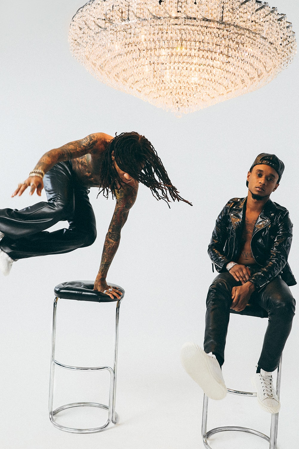 Rae Sremmurd Front Giuseppe Zanotti Blabber Sneaker Campaign Swae Lee Slim Jxmmy