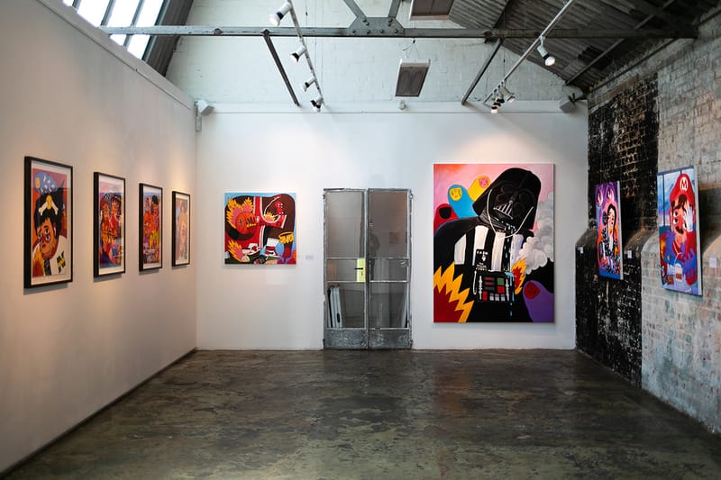 Inside Look at Ricardo Cavolo's "Hero's Wound" StolenSpace Gallery Exhibition