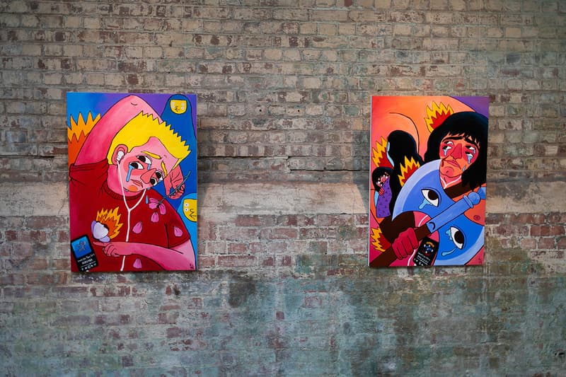 Ricardo Cavolo 'Heros Wound' London Exhibit Inside Closer Look Art Exhibition Shoreditch East StolenSpace Gallery 17 Osborn St, Shadwell, E1 6TD