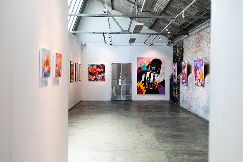 Ricardo Cavolo 'Heros Wound' London Exhibit Inside Closer Look Art Exhibition Shoreditch East StolenSpace Gallery 17 Osborn St, Shadwell, E1 6TD