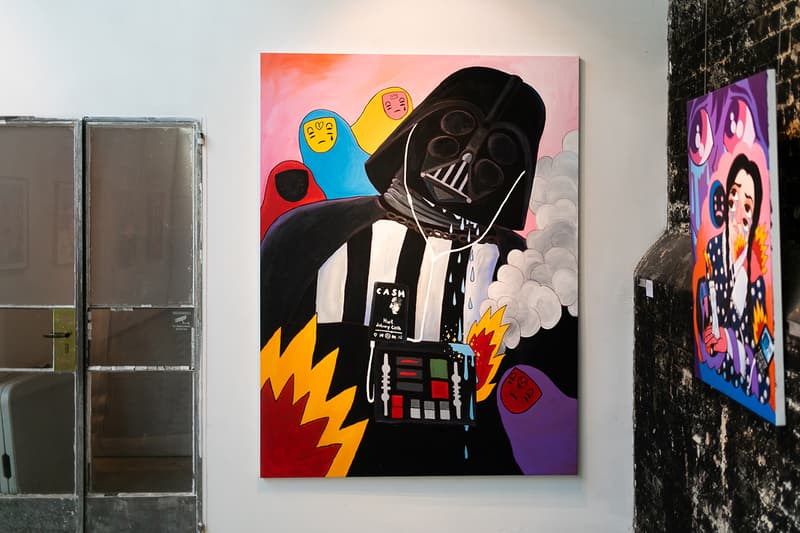 Ricardo Cavolo 'Heros Wound' London Exhibit Inside Closer Look Art Exhibition Shoreditch East StolenSpace Gallery 17 Osborn St, Shadwell, E1 6TD