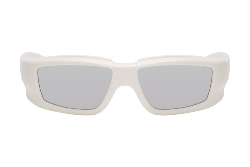 Rick Owens Larry Rick Sunglasses 2019 Capsule Eyewear Memory Flex™ Nylon Sculpture bulky shades transparent grey black lenses