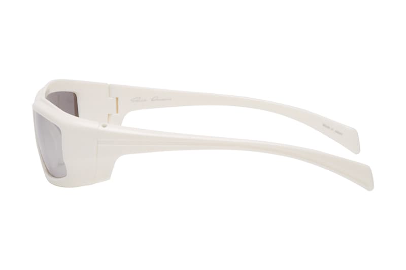 Rick Owens Larry Rick Sunglasses 2019 Capsule Eyewear Memory Flex™ Nylon Sculpture bulky shades transparent grey black lenses