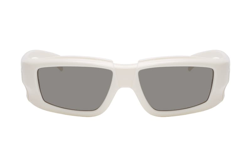 Rick Owens Larry Rick Sunglasses 2019 Capsule Eyewear Memory Flex™ Nylon Sculpture bulky shades transparent grey black lenses