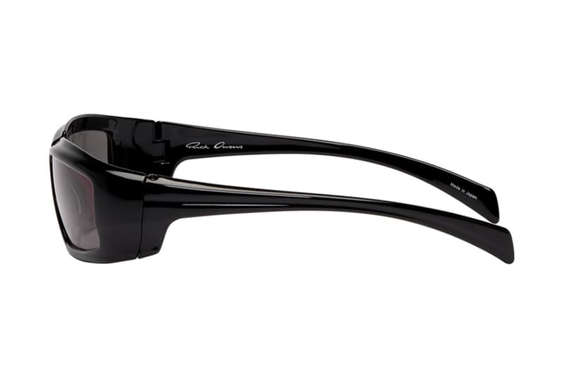 Rick Owens Larry Rick Sunglasses 2019 Capsule Eyewear Memory Flex™ Nylon Sculpture bulky shades transparent grey black lenses