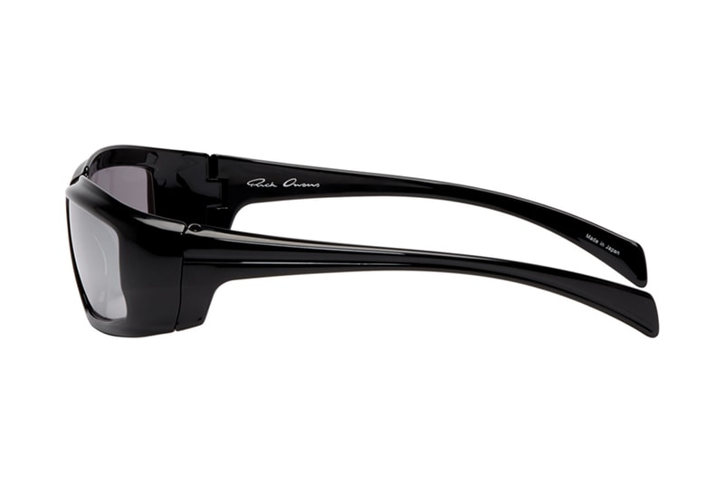 Rick Owens Larry Rick Sunglasses 2019 Capsule Eyewear Memory Flex™ Nylon Sculpture bulky shades transparent grey black lenses