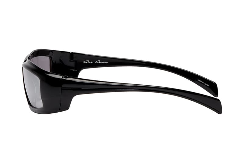 Rick Owens Larry Rick Sunglasses 2019 Capsule Eyewear Memory Flex™ Nylon Sculpture bulky shades transparent grey black lenses